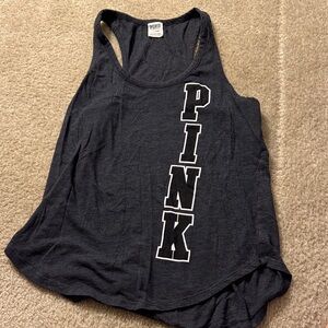 PINK Victoria's Secret Charcoal Tank Top